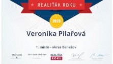 Realitka roku 2025, 1. místo, okres Benešov