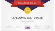 Realitka roku, 1. místo, okres Benešov