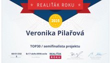 Realitka roku 2025, TOP 30, semifinalista projektu