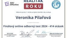 Realiťák roku 2024 - Finálový odborný test