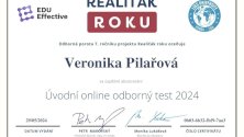 Úvodní online odborný test 2024