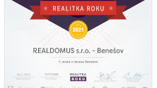 Realitka roku, 1. místo, Benešov