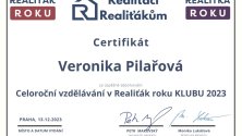 Celoroční vzdělávání v Realiťák roku KLUBU 2023