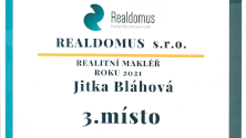Realitní makléř roku 2021, 3. místo